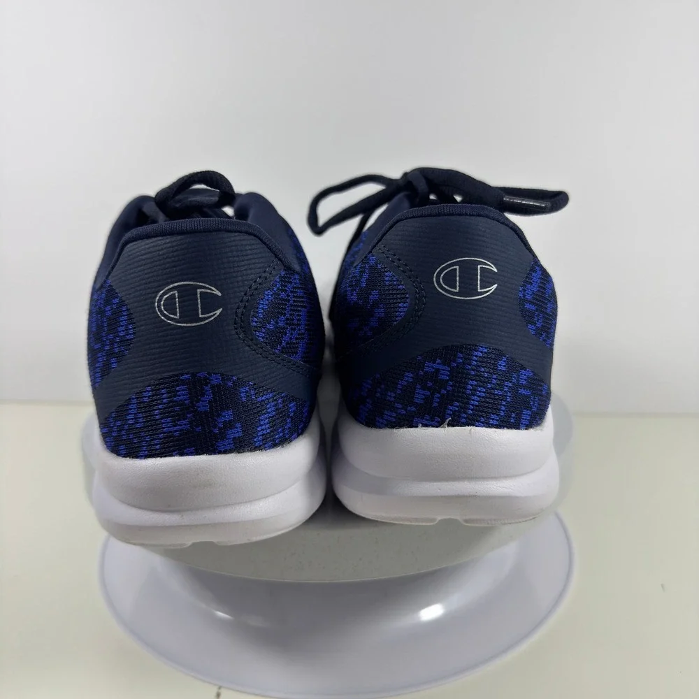 Champion Men Sneakers Memory Foam Knit Running Athletic Blue‎ Size 14 US